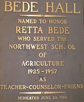 Bede Hall Plaque