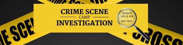 Crime Scene Investigation Camp Logo